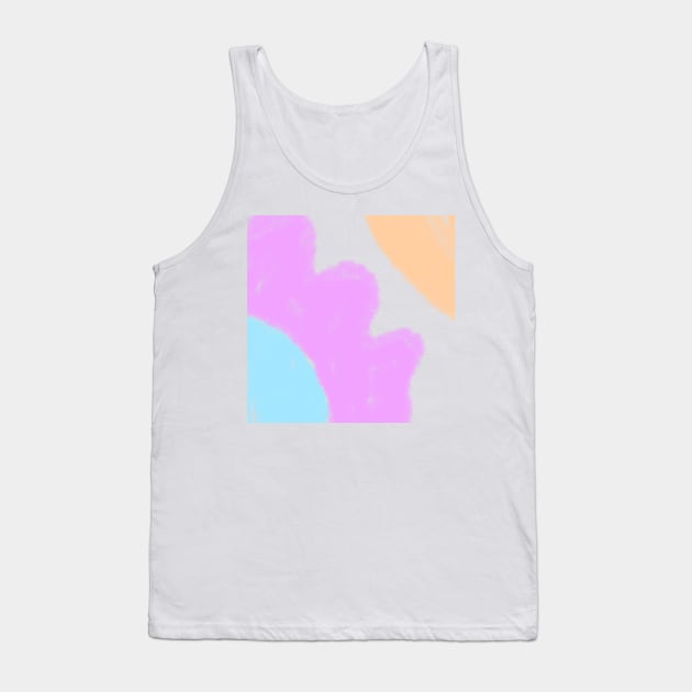 Pink blue purple orange watercolor abstract Tank Top by Artistic_st